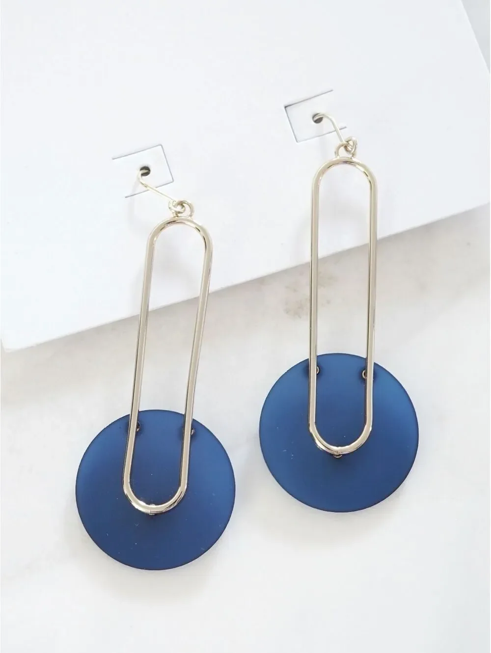 & Other Stories Hanging Duo Shape Earrings